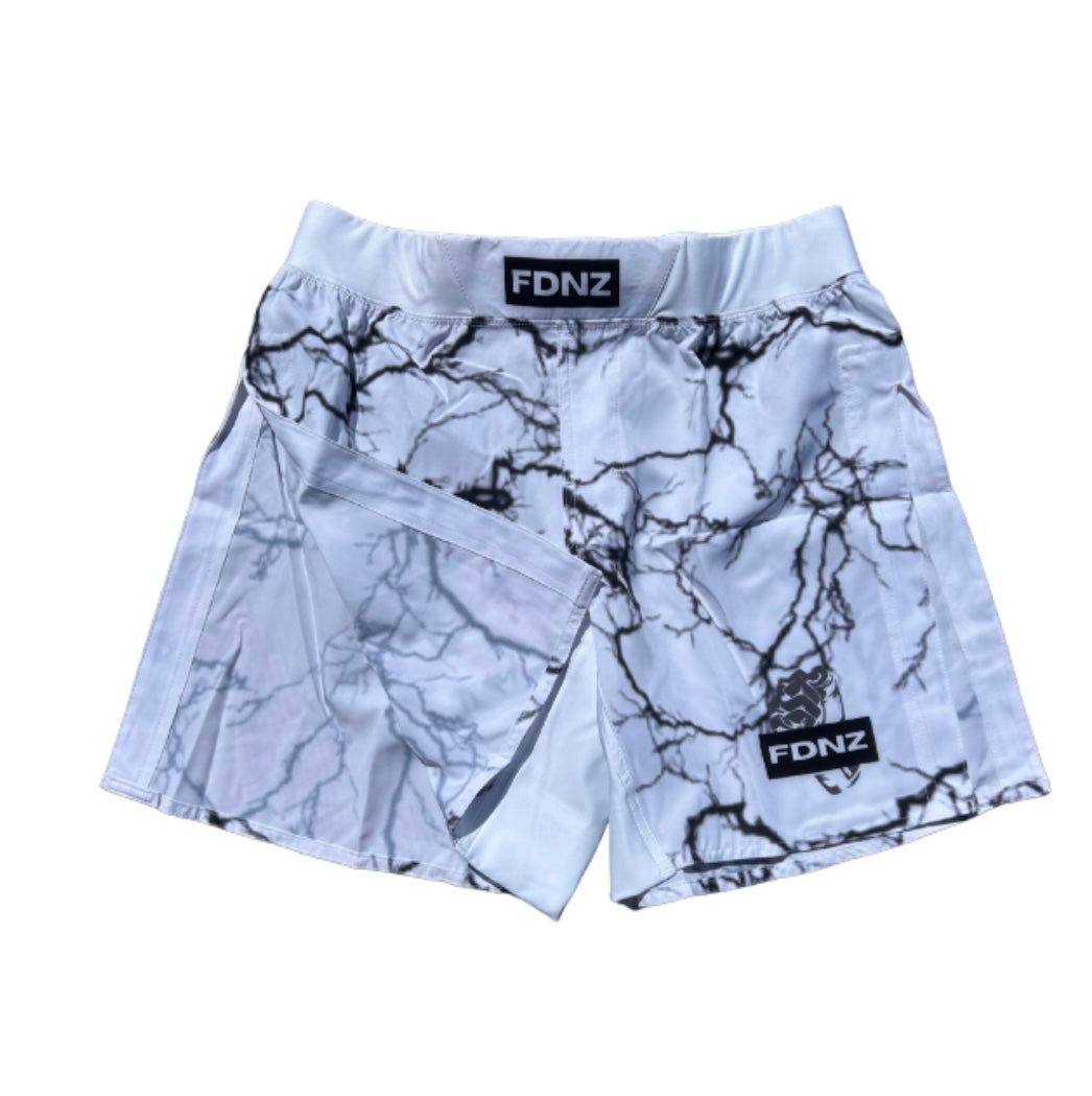 FDNZ WHITE LIGHTNING GLADIATOR SHORTS