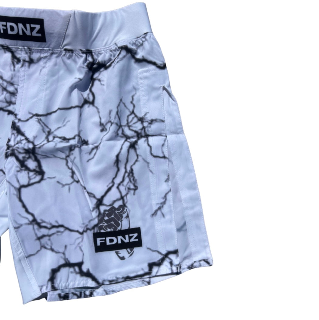 FDNZ WHITE LIGHTNING GLADIATOR SHORTS