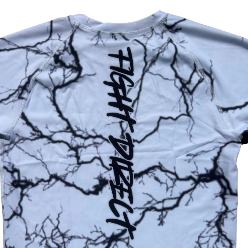 FDNZ WHITE LIGHTNING RASH GUARD