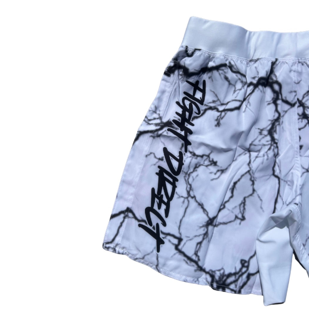 FDNZ WHITE LIGHTNING GLADIATOR SHORTS