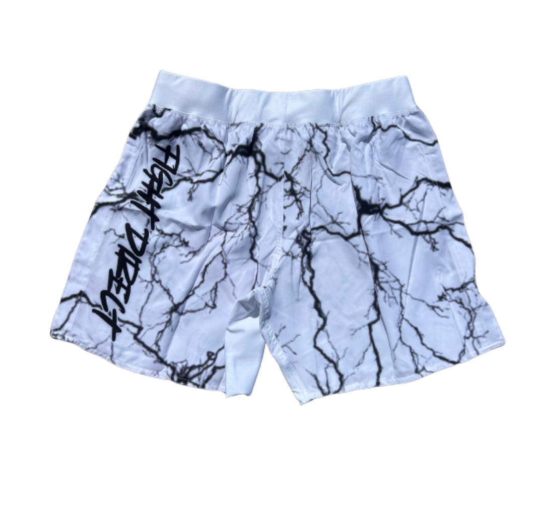 FDNZ WHITE LIGHTNING GLADIATOR SHORTS