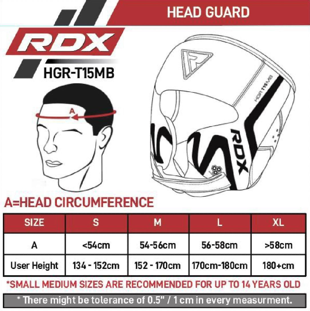 RDX T15 NOIR CHEEK PROTECTOR HEAD GUARD
