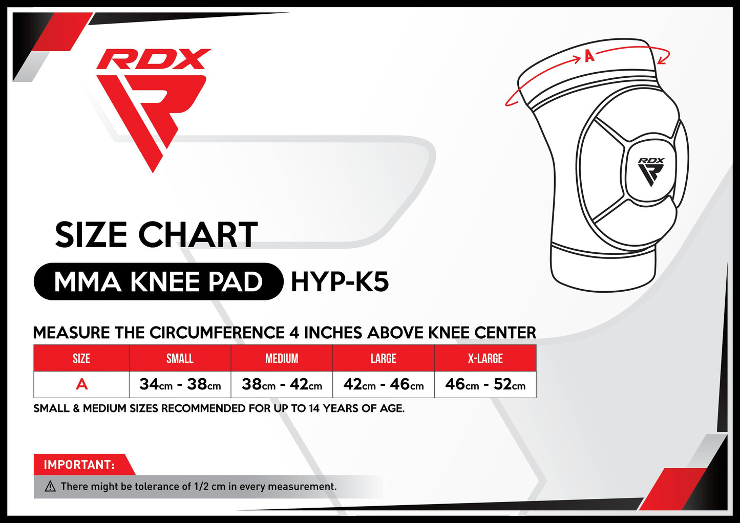 RDX MMA KNEE PADS