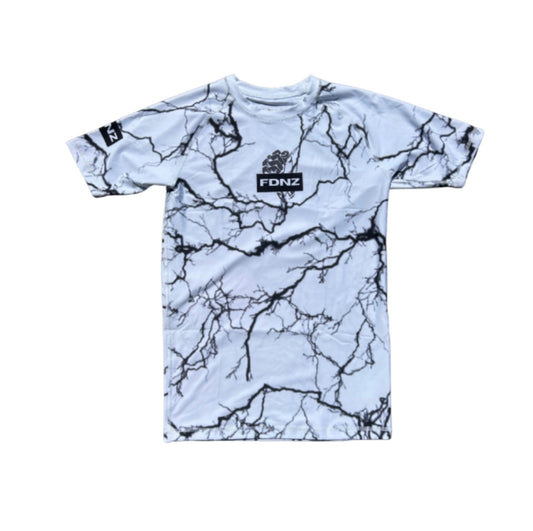 FDNZ WHITE LIGHTNING RASH GUARD