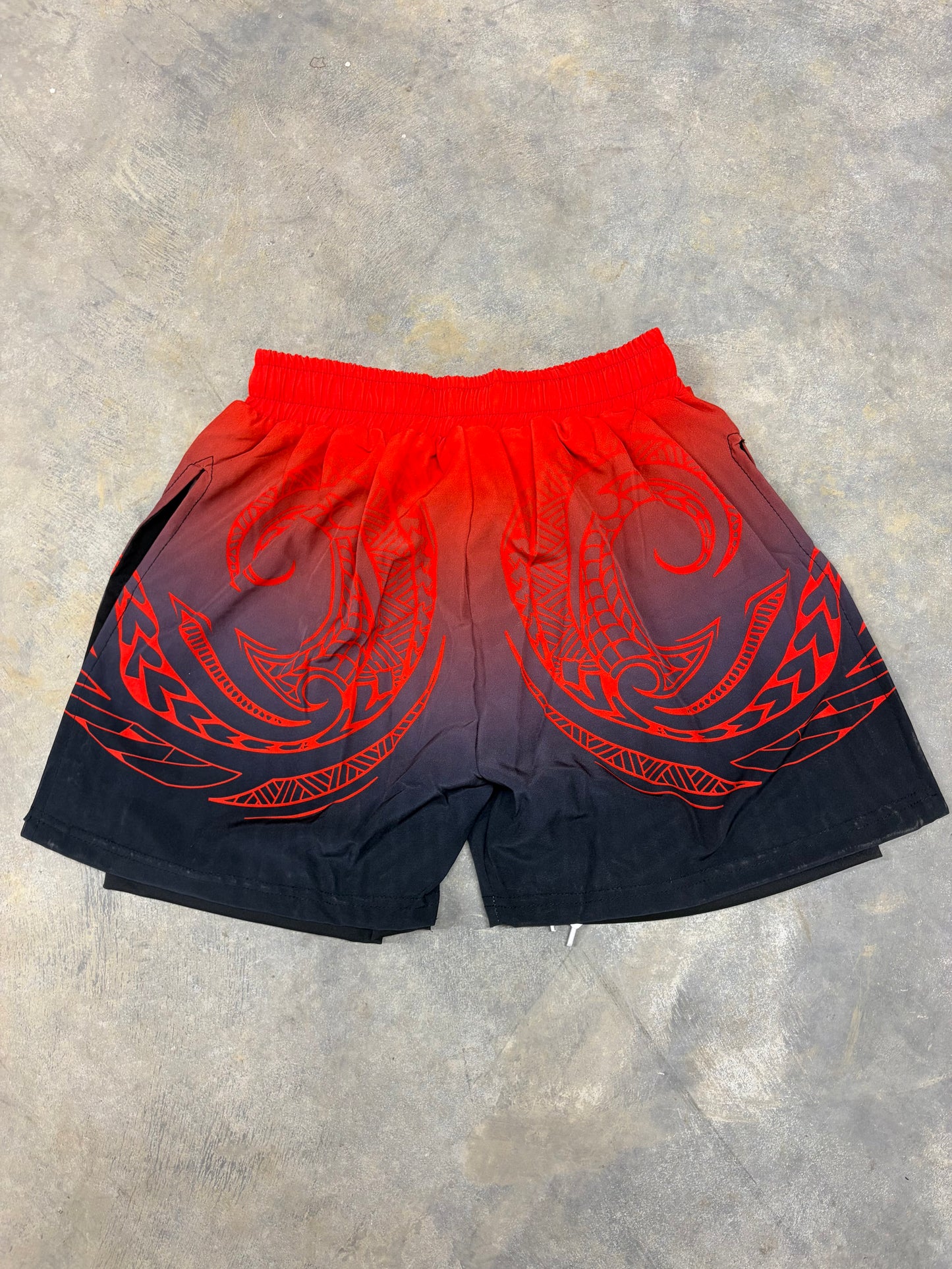 FDNZ-RED WARRIOR SHORTS