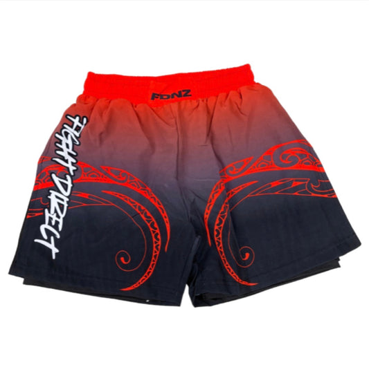 FDNZ-RED WARRIOR SHORTS