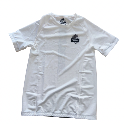 FDNZ Basic white rashguard