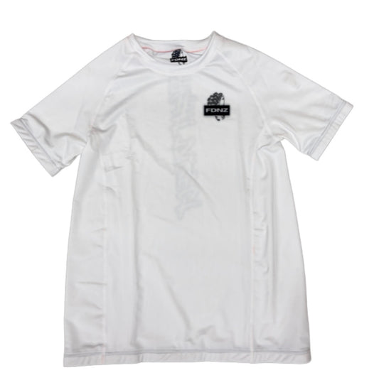 FDNZ Basic white rashguard
