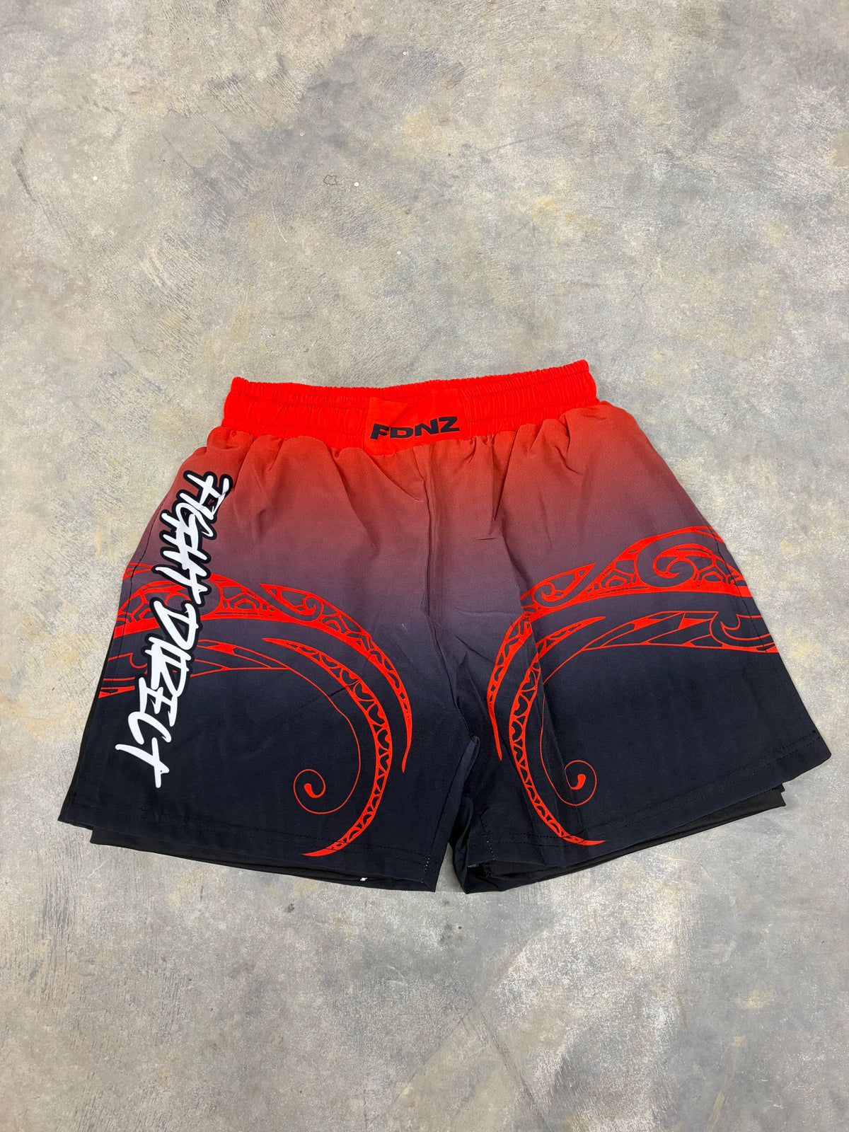 FDNZ-RED WARRIOR SHORTS