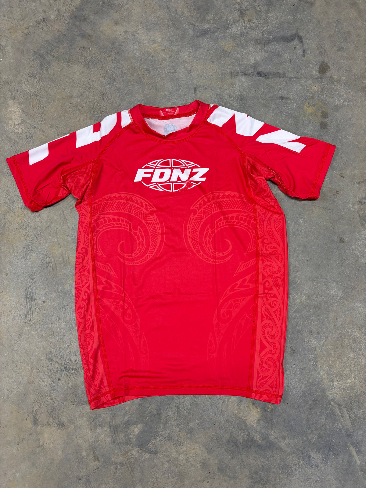 FDNZ-LEGACY SERIES red rashguard