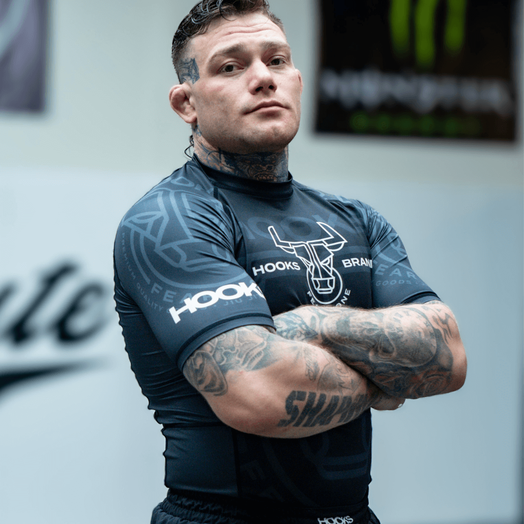 Hooks Short Sleeve BJJ Rashguard - Headstrong
